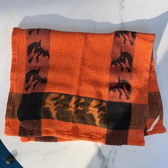 Halloween Kitchen Towel - large waffle weave kitchen towel with hanging loop - Picture 2 of 4